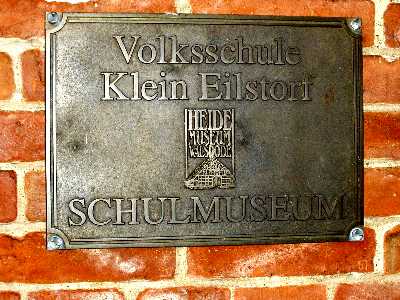 Schild des Schulmuseums