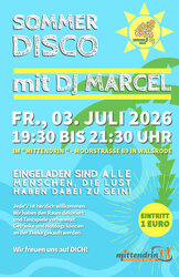 Sommerdisco mit DJ Marcel